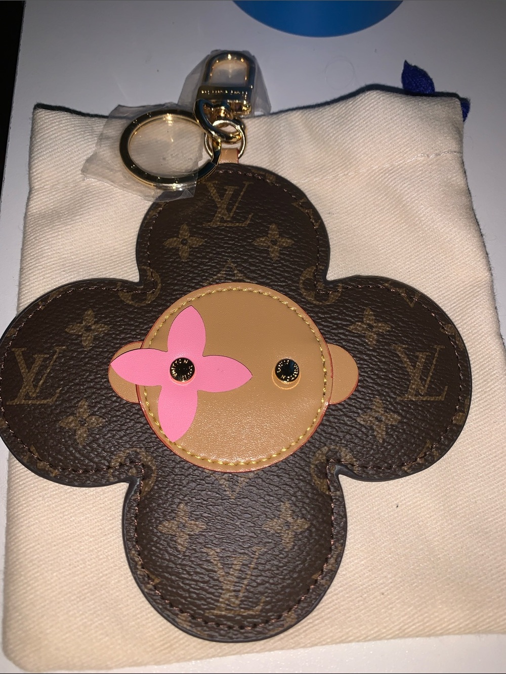 Vivienne Monogram purse/bag charm keychain